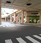 松戸駅(地上階)からのアクセス